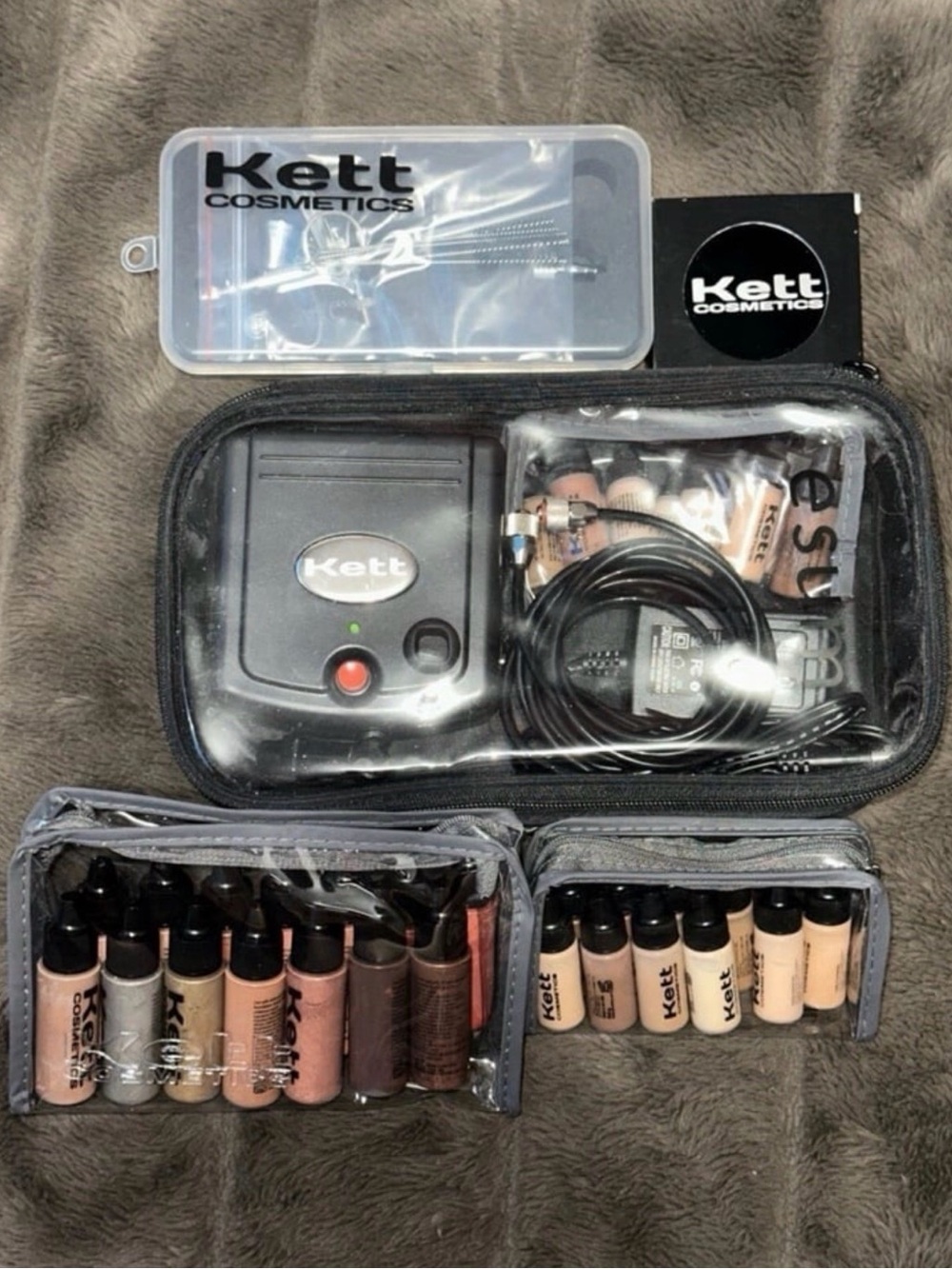 NEW Kett Cosmetics Professional Airbrush Makeup Kit – Complete Set – Never Used